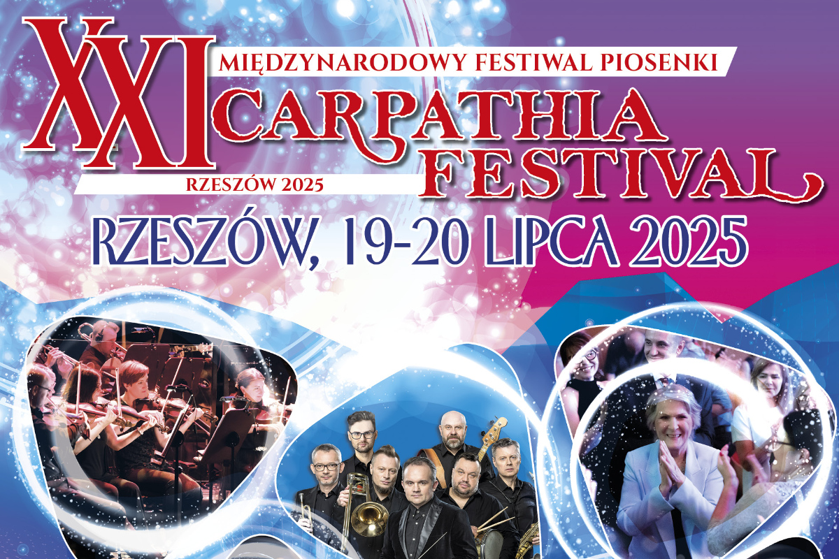 Zapraszamy na Międzynarodowy Festiwal Piosenki „Rzeszów Carpathia Festival 2025”!