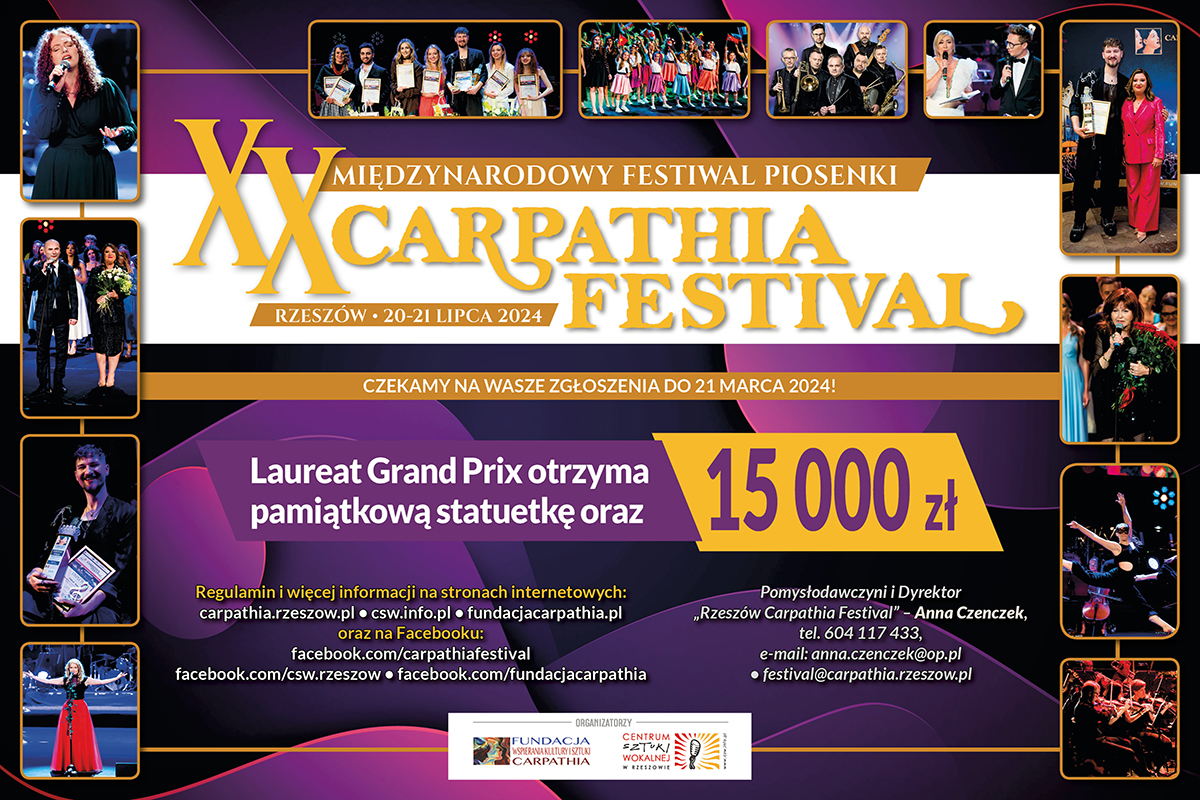Zapraszamy na Carpathia Festival 2024
