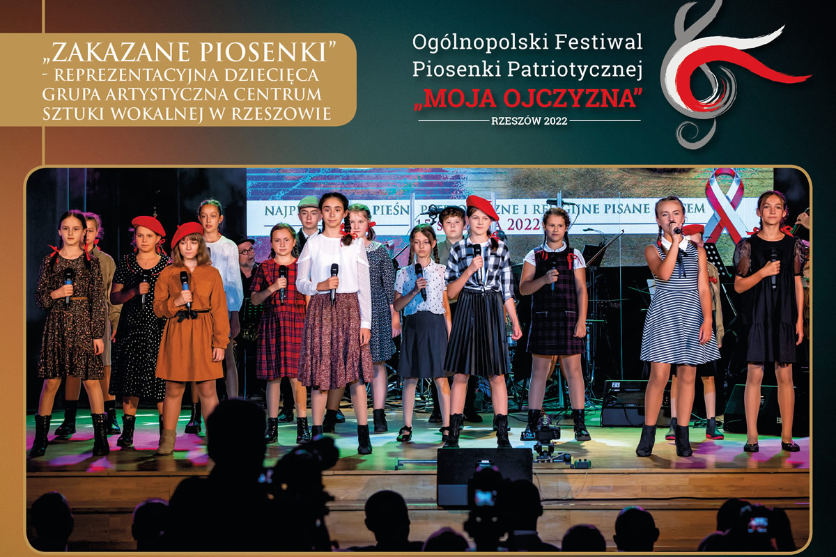 JUŻ W LISTOPADZIE RUSZA I OGÓLNOPOLSKI FESTIWAL PIOSENKI PATRIOTYCZNEJ „MOJA OJCZYZNA – RZESZÓW 2022”